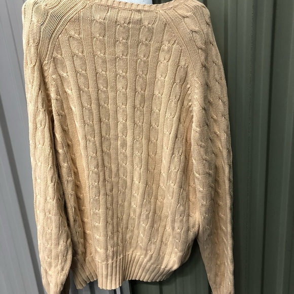 Polo Ralph Lauren fisherman cable knit v -neck sweater - Picture 5 of 5